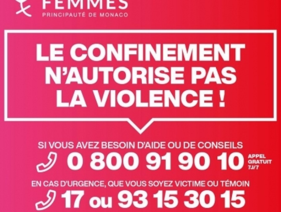 Dispositif d'aide et d'urgence pour les femmes victimes de violences pendant le confinement