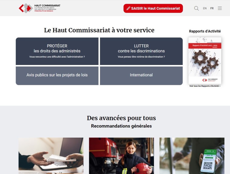 Lancement du nouveau site internet du Haut Commissariat