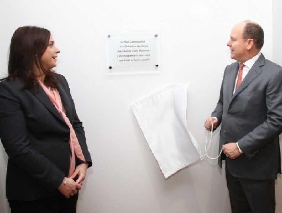 Inauguration par S.A.S. le Prince Albert II du Haut Commissariat monégasque